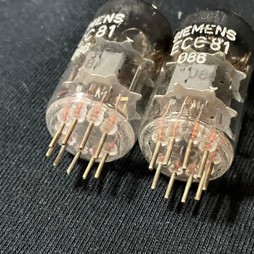 Siemens Vacuum Tubes Ecc81 2 12At7 -1
