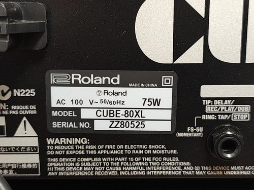 Roland Guitar Amplifiers Cube 80 Xl Cosm 2