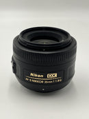 Lens (Single Focus) Nikon Af-S Dx Nikkor F1.8G