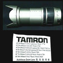 Tamron Zoom Lenses 28 300