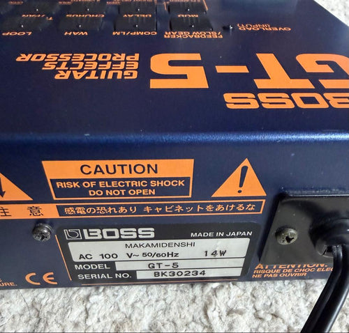 Roland Guitar Effector Boss Gt-5