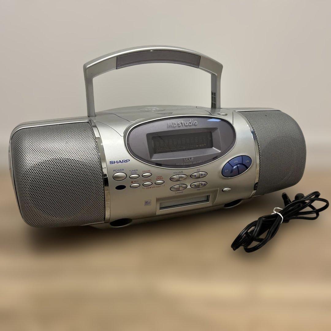 Sharp Portable Player Md Cd Md-F220-S