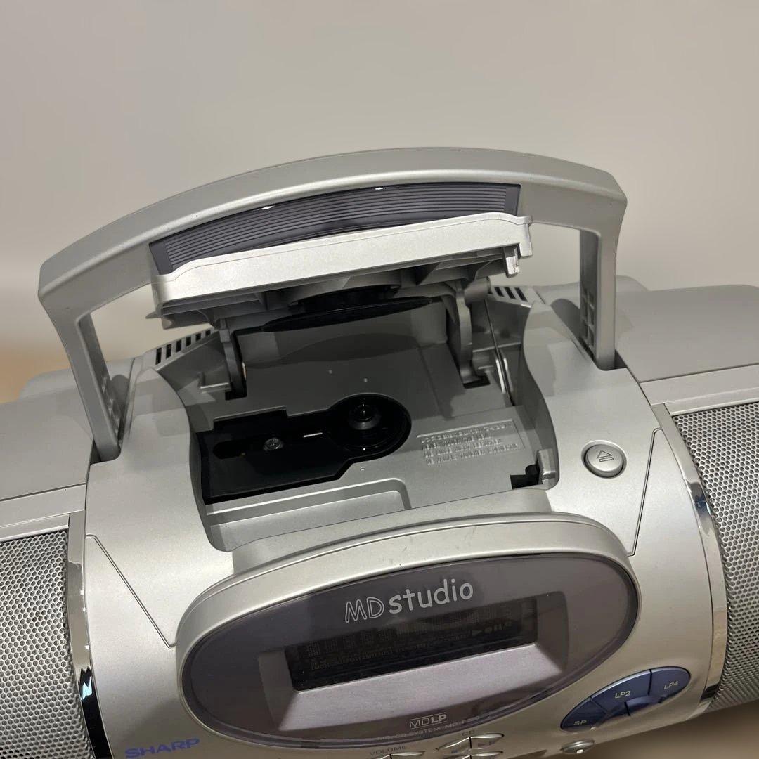 Sharp Portable Player Md Cd Md-F220-S