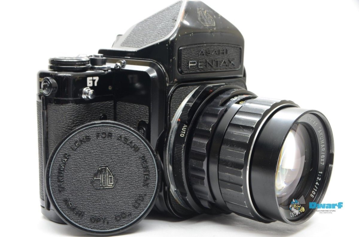 Pentax Large -Size Medium Format Camera (Film) 67 Smc Takumar F2.4