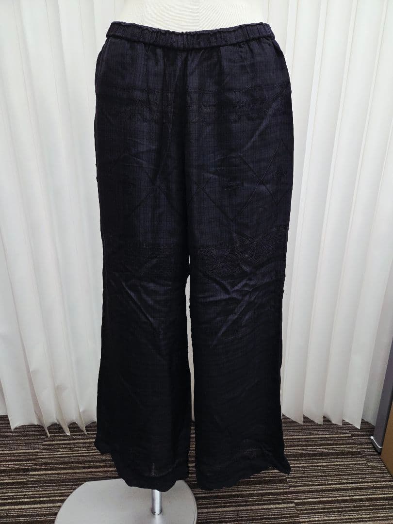 Haat Issey Miyake Wide-Leg Pants Loose-Fitting 3