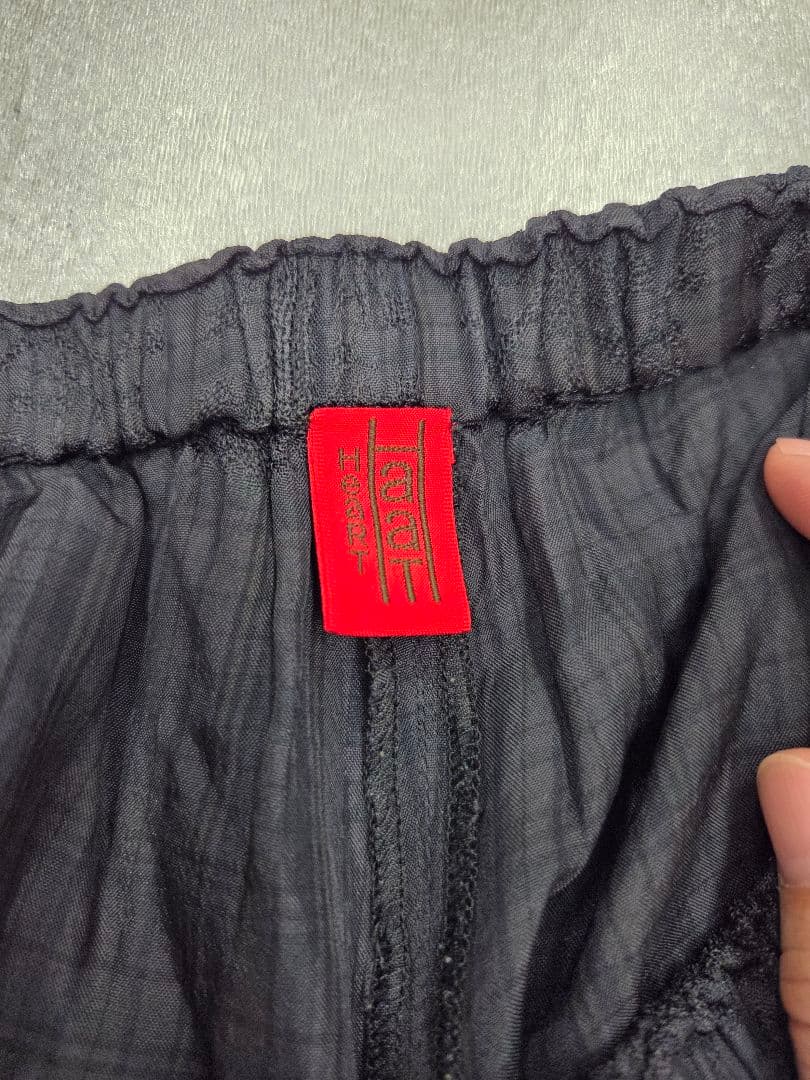 Haat Issey Miyake Wide-Leg Pants Loose-Fitting 3