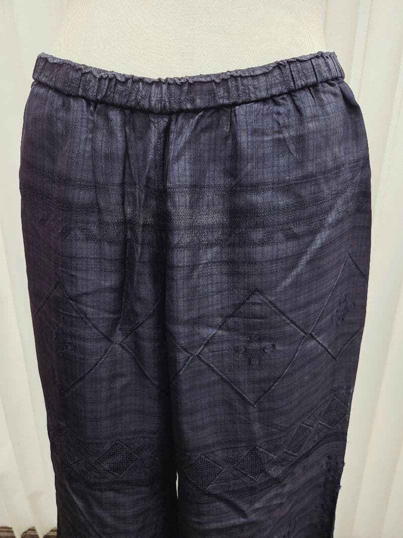 Haat Issey Miyake Wide-Leg Pants Loose-Fitting 3