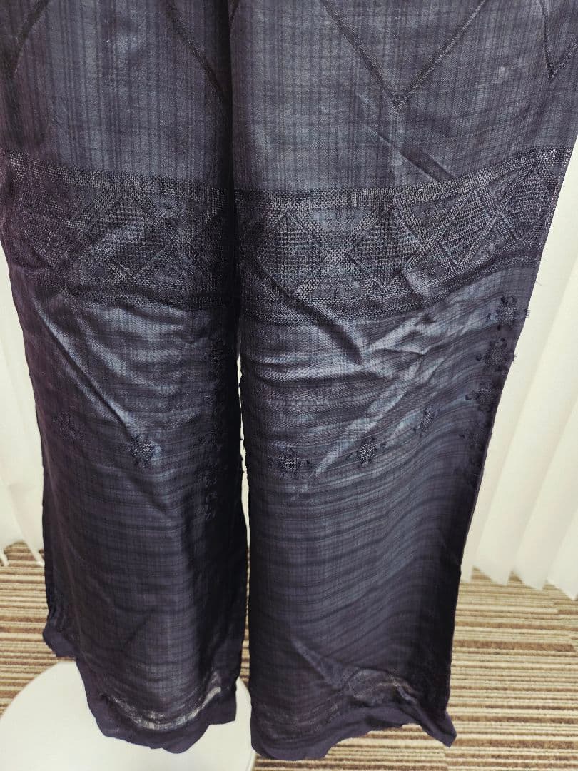 Haat Issey Miyake Wide-Leg Pants Loose-Fitting 3