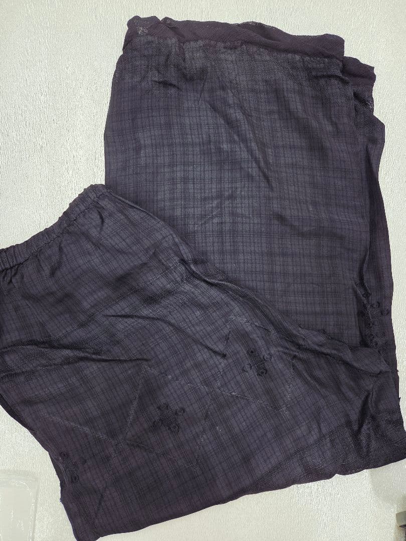 Haat Issey Miyake Wide-Leg Pants Loose-Fitting 3