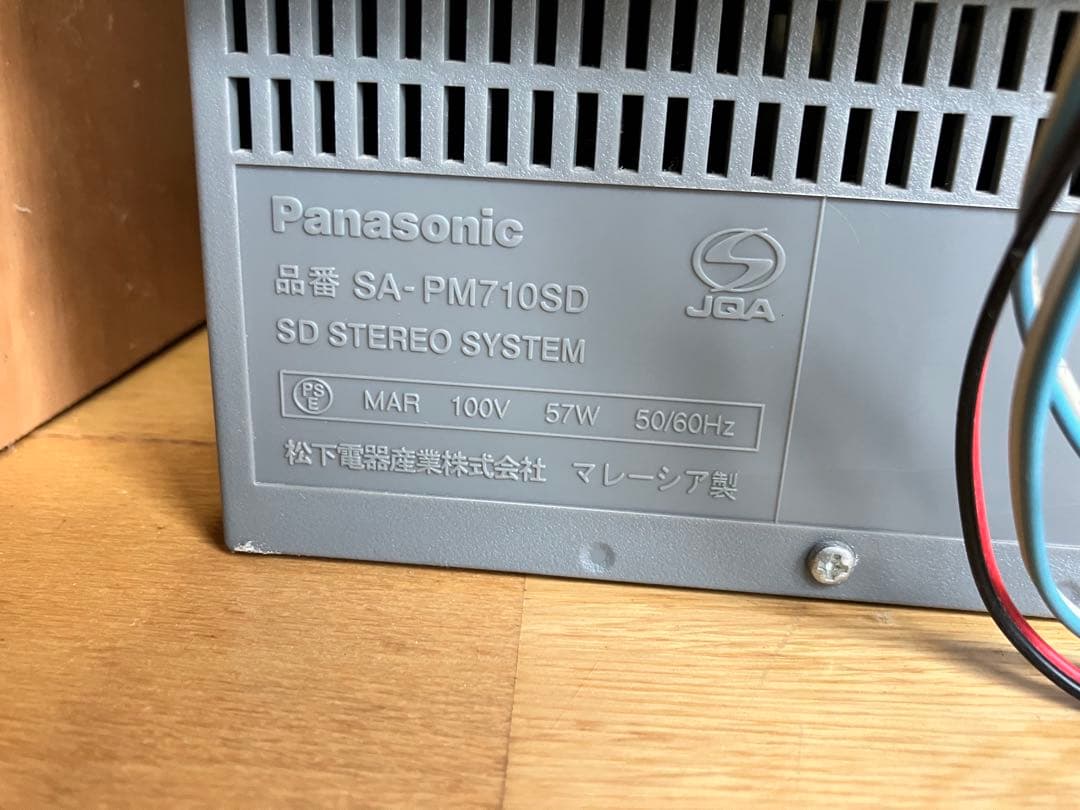 Panasonic Mini Component Systems Sa-Pm710Sd Md