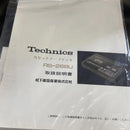 Technics Cd, Md Cassette Decks Rs-268U