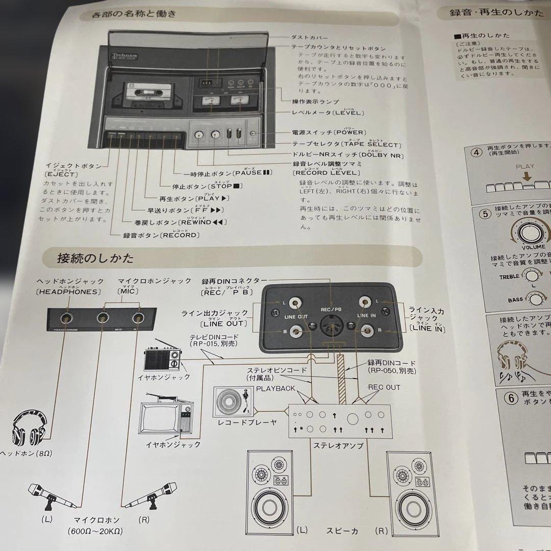 Technics Cd, Md Cassette Decks Rs-268U