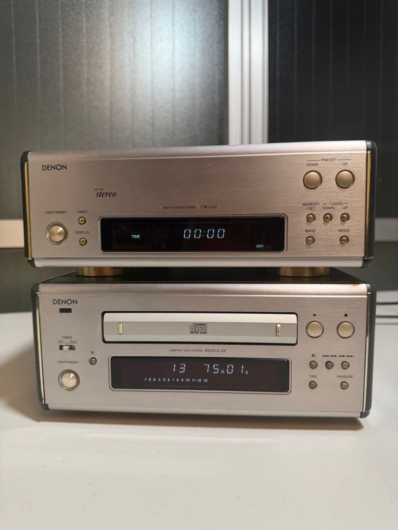Denon Cd, Md Platines Cassettes Dcd-6.5L Tu-7.5L