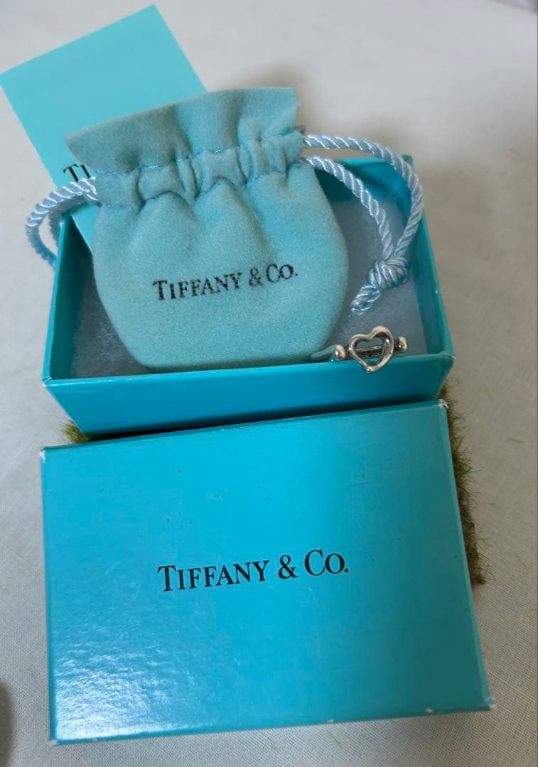 Tiffany Rings Co. Open Heart Ring Silver