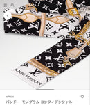 Louis Vuitton Bandanas Thin Scarves