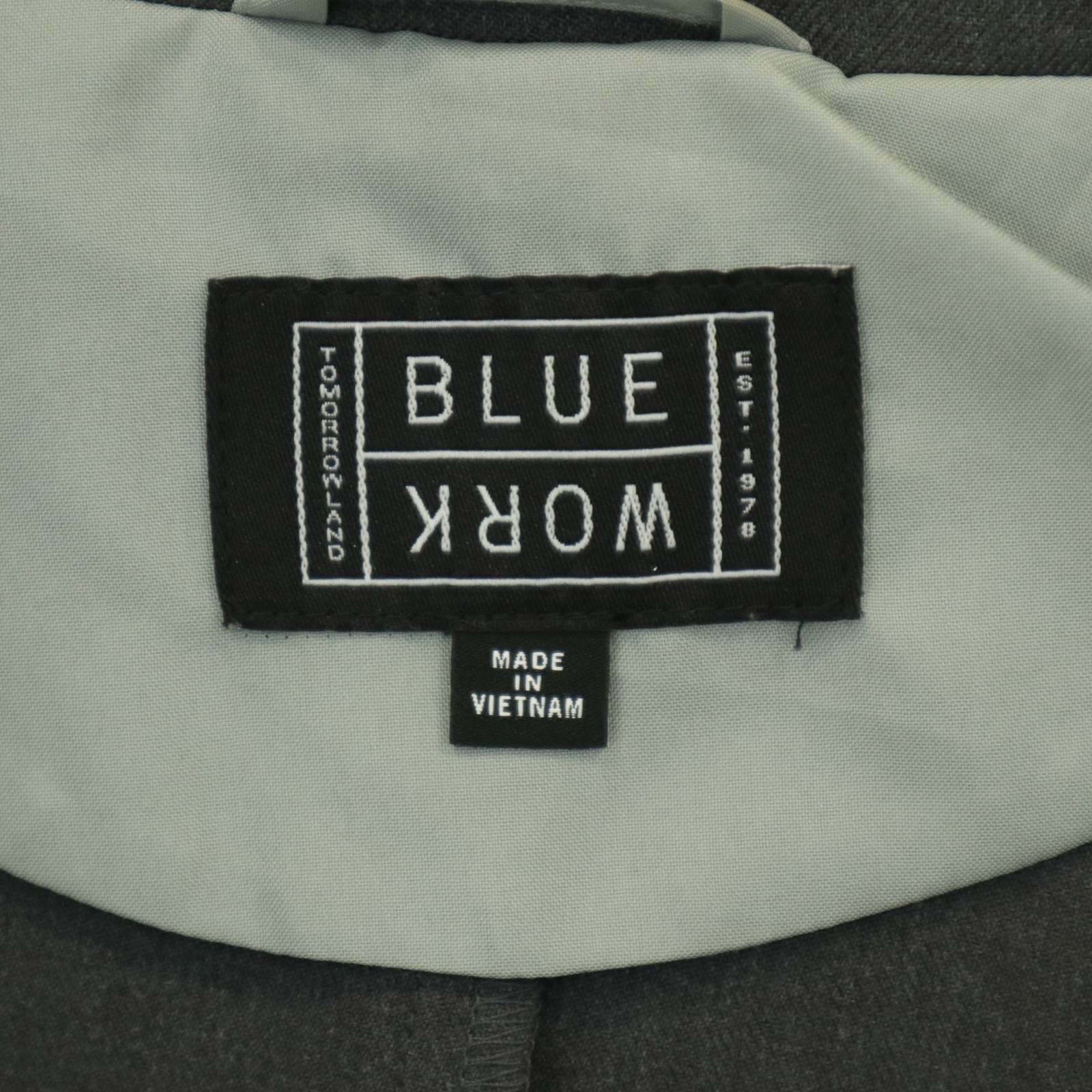Blue Work Tailored Jacket Sz.Xs
