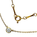 Tiffany Necklace Tiffany&Co./ 0.2Ct) K18 18 1.6G Gd