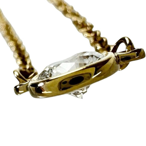 Tiffany Necklace Tiffany&Co./ 0.2Ct) K18 18 1.6G Gd