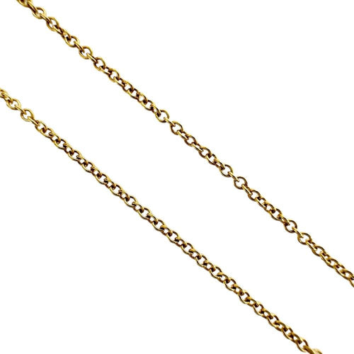 Tiffany Necklace Tiffany&Co./ 0.2Ct) K18 18 1.6G Gd