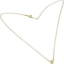 Tiffany Necklace Tiffany&Co./ 0.2Ct) K18 18 1.6G Gd