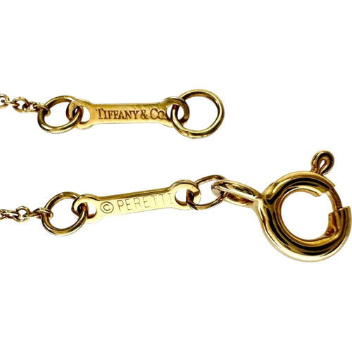 Tiffany Necklace Tiffany&Co./ 0.2Ct) K18 18 1.6G Gd