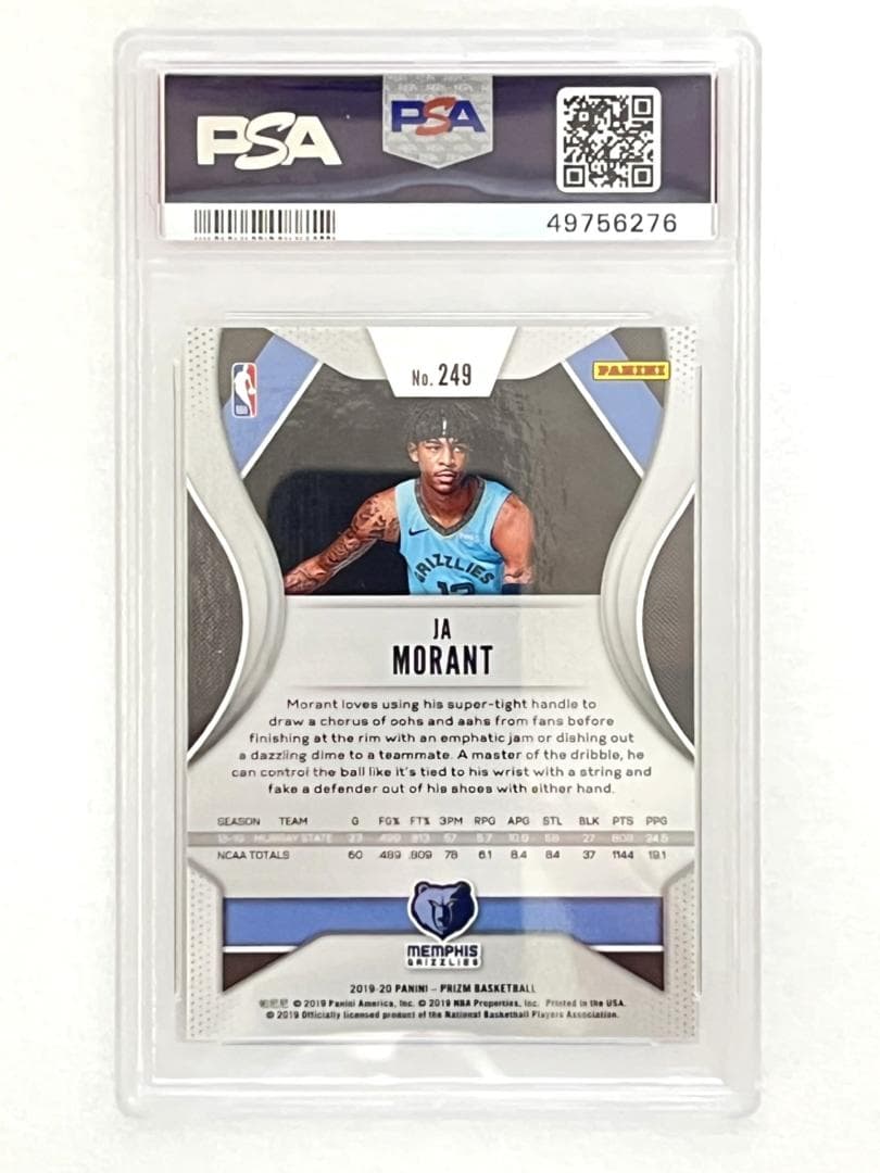 Nba Ja Morant Panini Prizm Rc Psa9