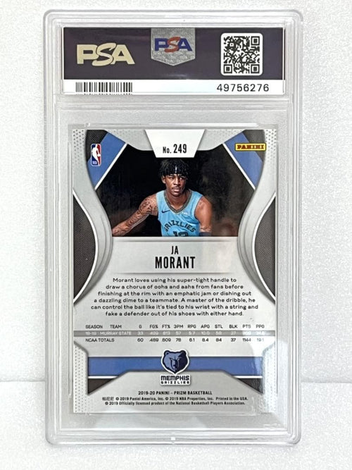 Nba Ja Morant Panini Prizm Rc Psa9