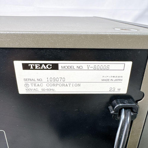 Teac Cd, Md Cassette Decks E24 V-8000S 3