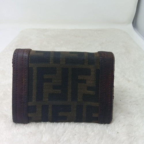Fendi Bifold Wallets Zucca