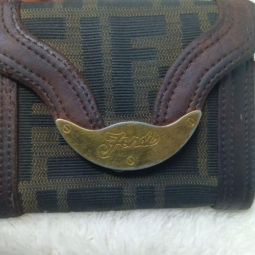 Fendi Bifold Wallets Zucca