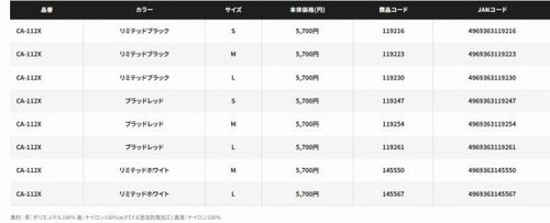Shimano Others Ca-112X M