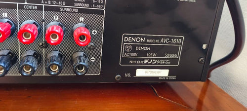 Av Amplifiers Denon Avc-1610