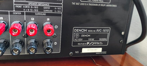 Av Amplifiers Denon Avc-1610