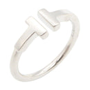 Tiffany Ring Co T 60148359 #9 K18Wg Used A