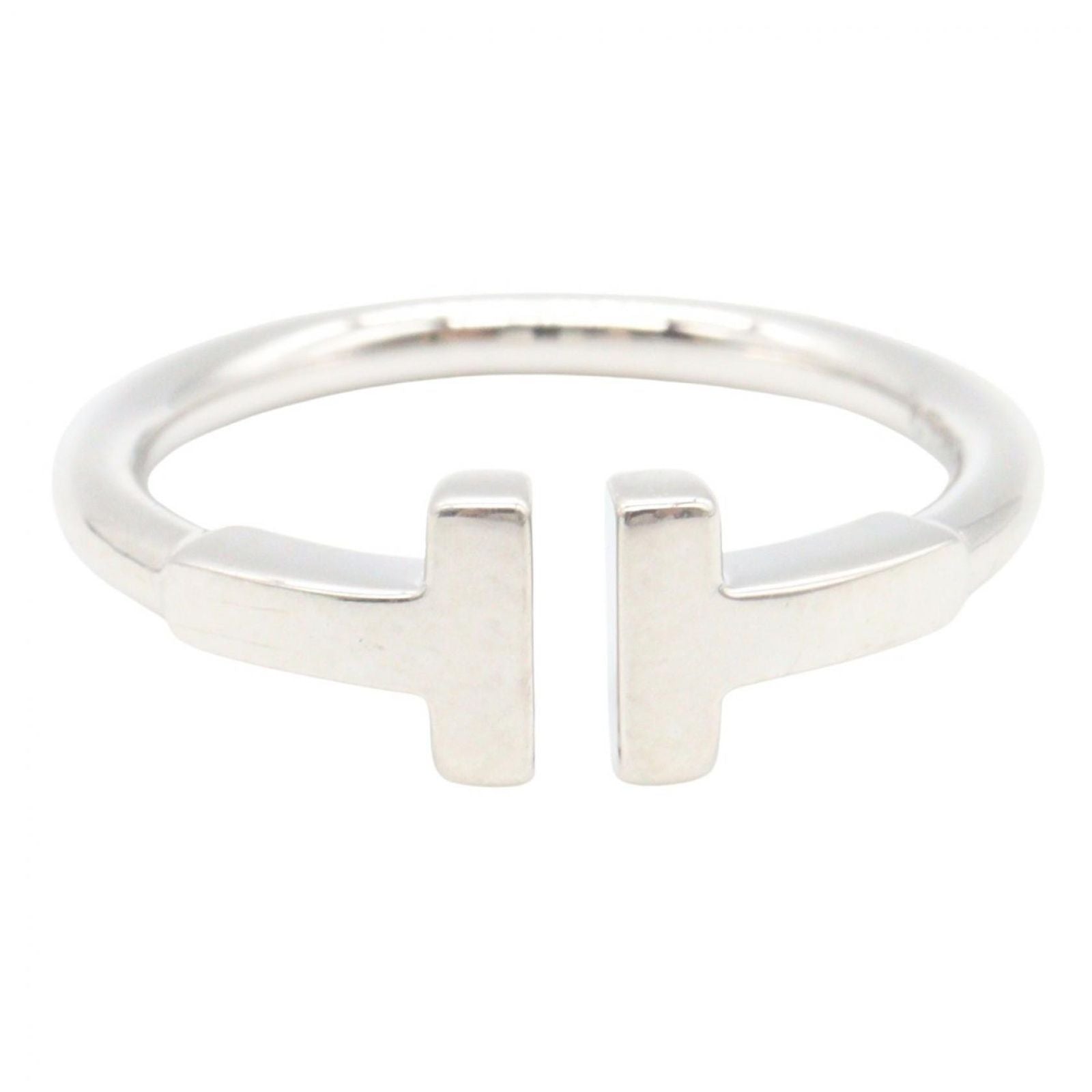 Tiffany Ring Co T 60148359 #9 K18Wg Used A