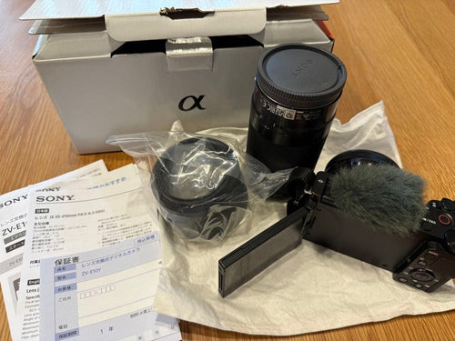 Sony Mirrorless Interchangeable Lens Cameras Zv-E10Y (Sd128Gb