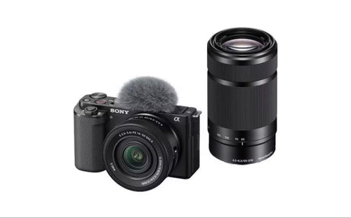 Sony Mirrorless Interchangeable Lens Cameras Zv-E10Y (Sd128Gb