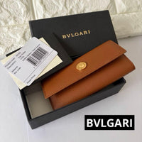 Bvlgari Key Cases Holder Amber Leather