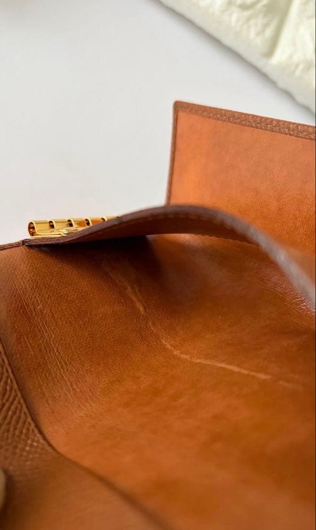 Bvlgari Key Cases Holder Amber Leather
