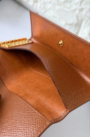 Bvlgari Key Cases Holder Amber Leather