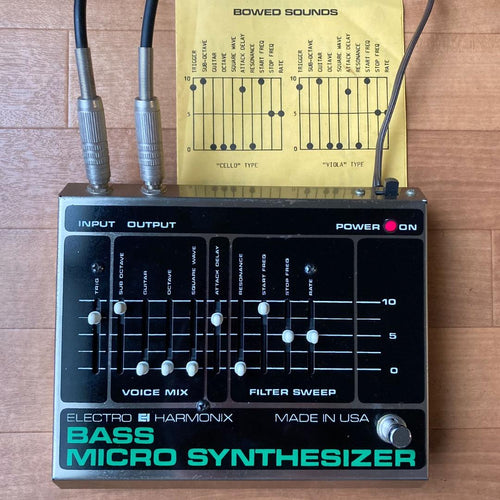 Base Effector Electro-Harmonix Bass Micro Synthesizer