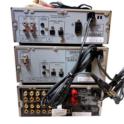 Onkyo Integrated Amplifiers Intec A-909X C-705X Md-105Ax