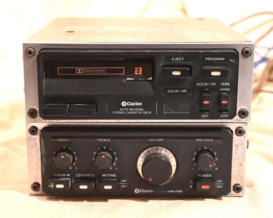 Clarion Cd Md Cassette Deck