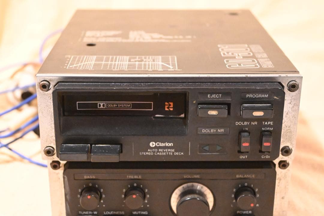 Clarion Cd Md Cassette Deck