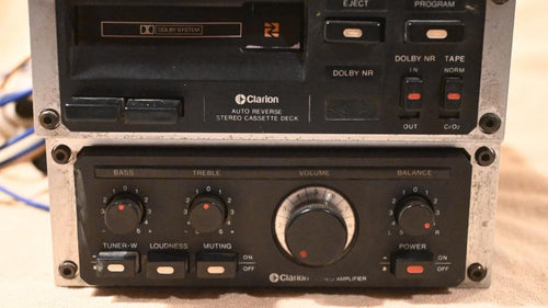Clarion Cd Md Cassette Deck