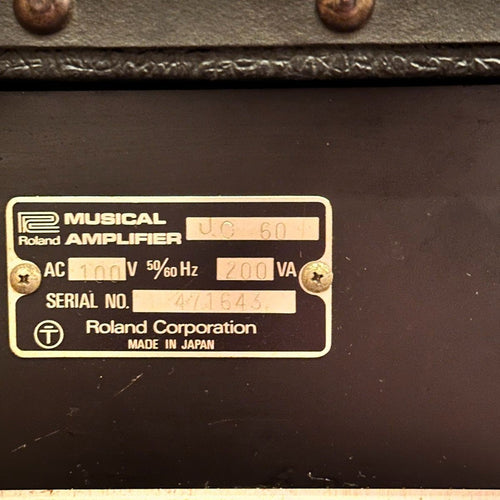Roland Guitar Amplifier Jc-60