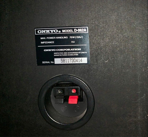 Onkyo Surround Speakers, Rear Soundbars Ed-205 A-905 5