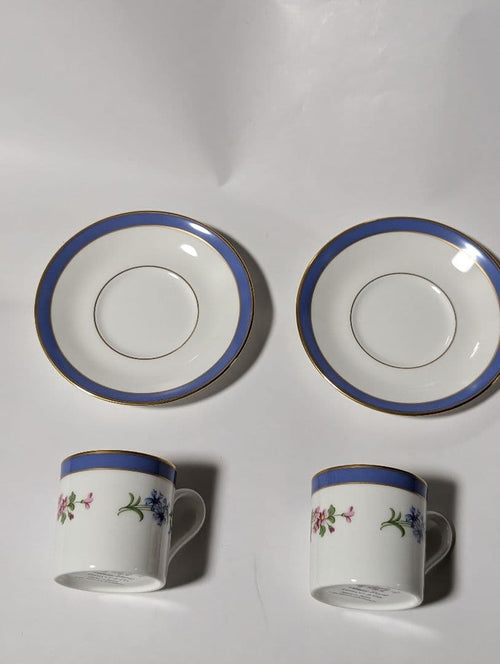 Tiffany Cups Saucers Co. Floral 2