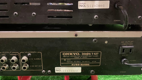 Onkyo Other Integra A-817Gt Fm/Am