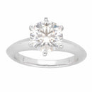 Tiffany Ring Tiffany&Co. (1.52Ct F-Vs1-3Ex) Pt950 6 #46 23420703